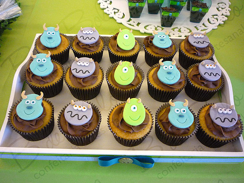 Monsters Inc Cupcakes