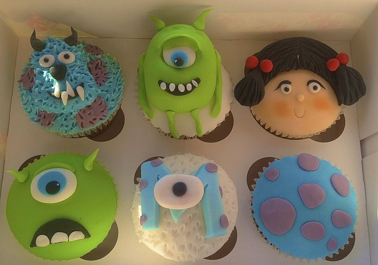 Monsters Inc Cupcakes