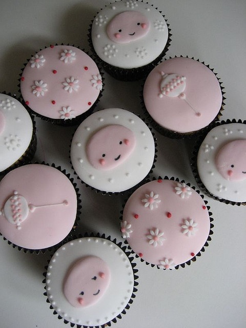 New Baby Girl Cupcakes