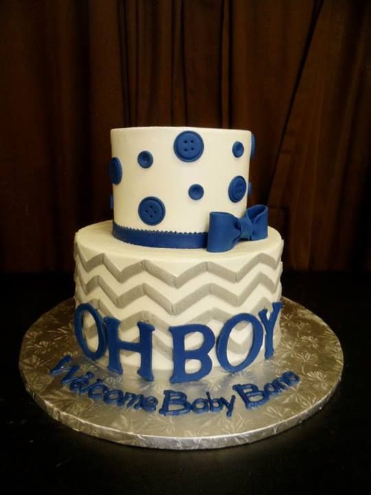 OH Boy Baby Shower Cake