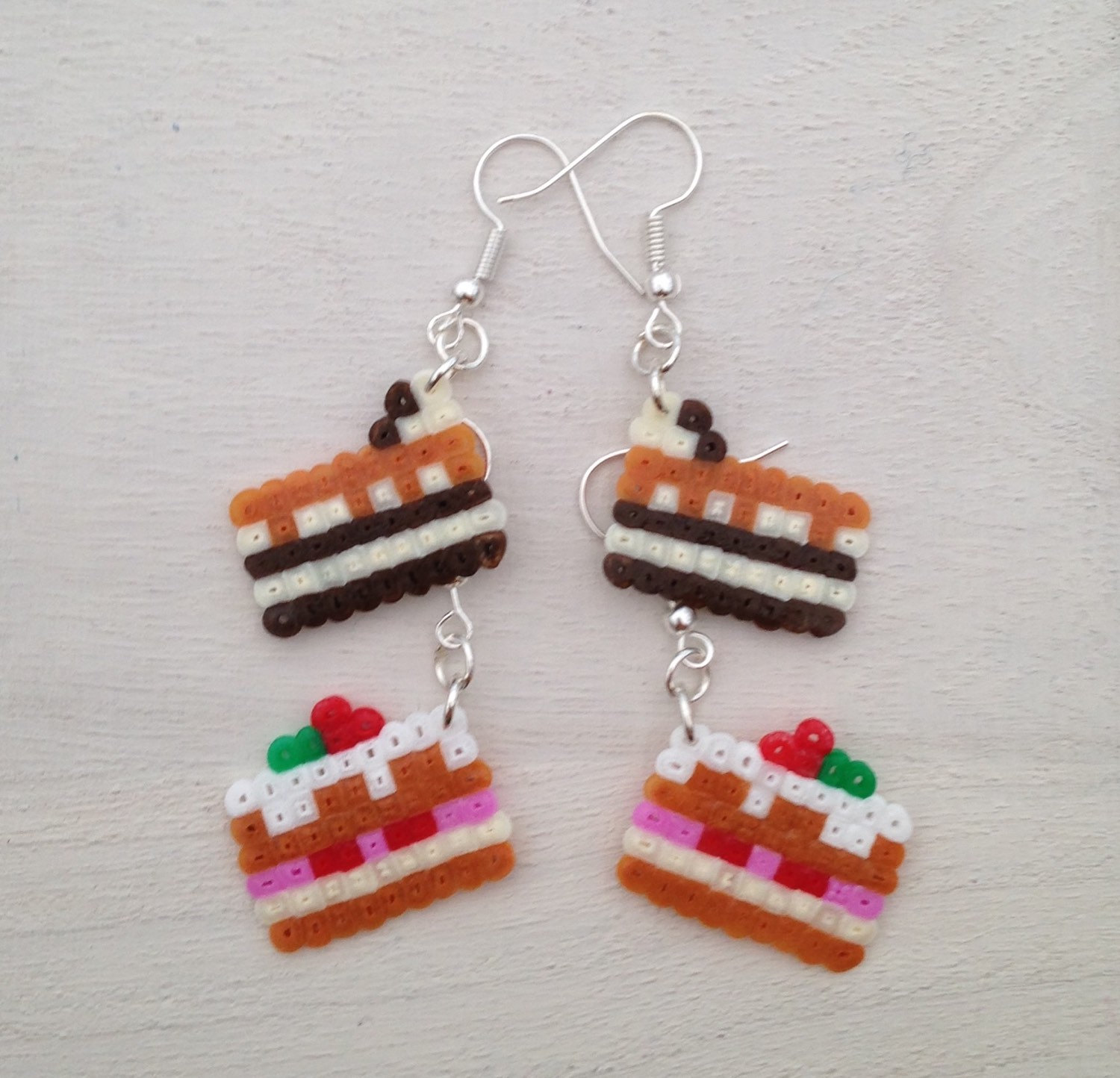 Perler Bead Earrings