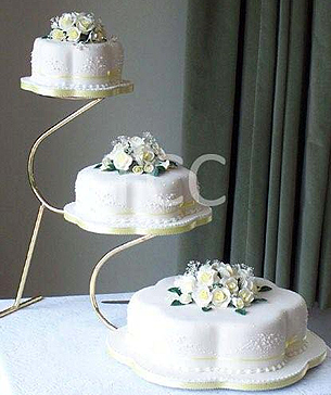 Petal 3 Tier Wedding Cake