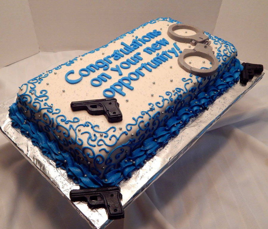 Police Sheet Cake