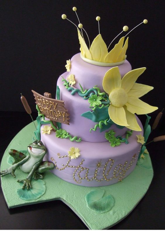 Princess Tiana Birthday Cake