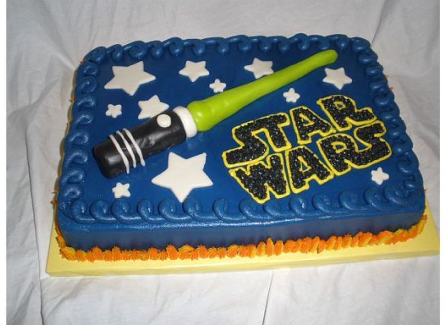 Star Wars Birthday Sheet Cake