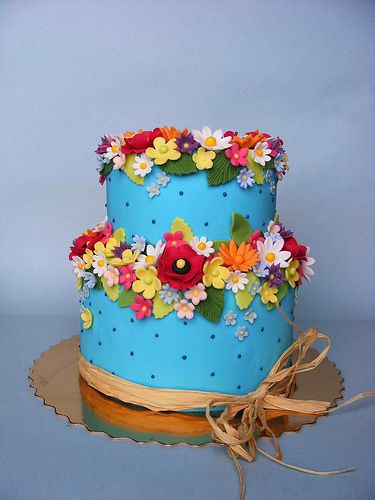 9 Photos of Summer Flower Cakes