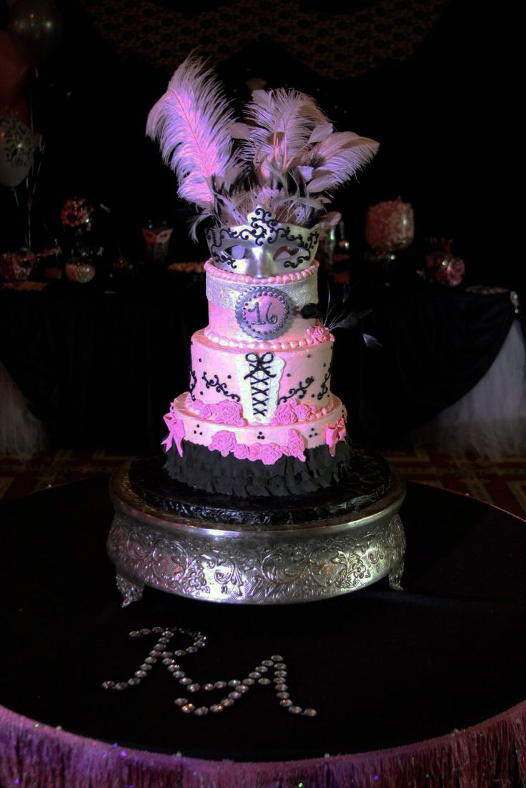 12 Masquerade Sweet 16 Cakes Photo Sweet 16 Masquerade Cake