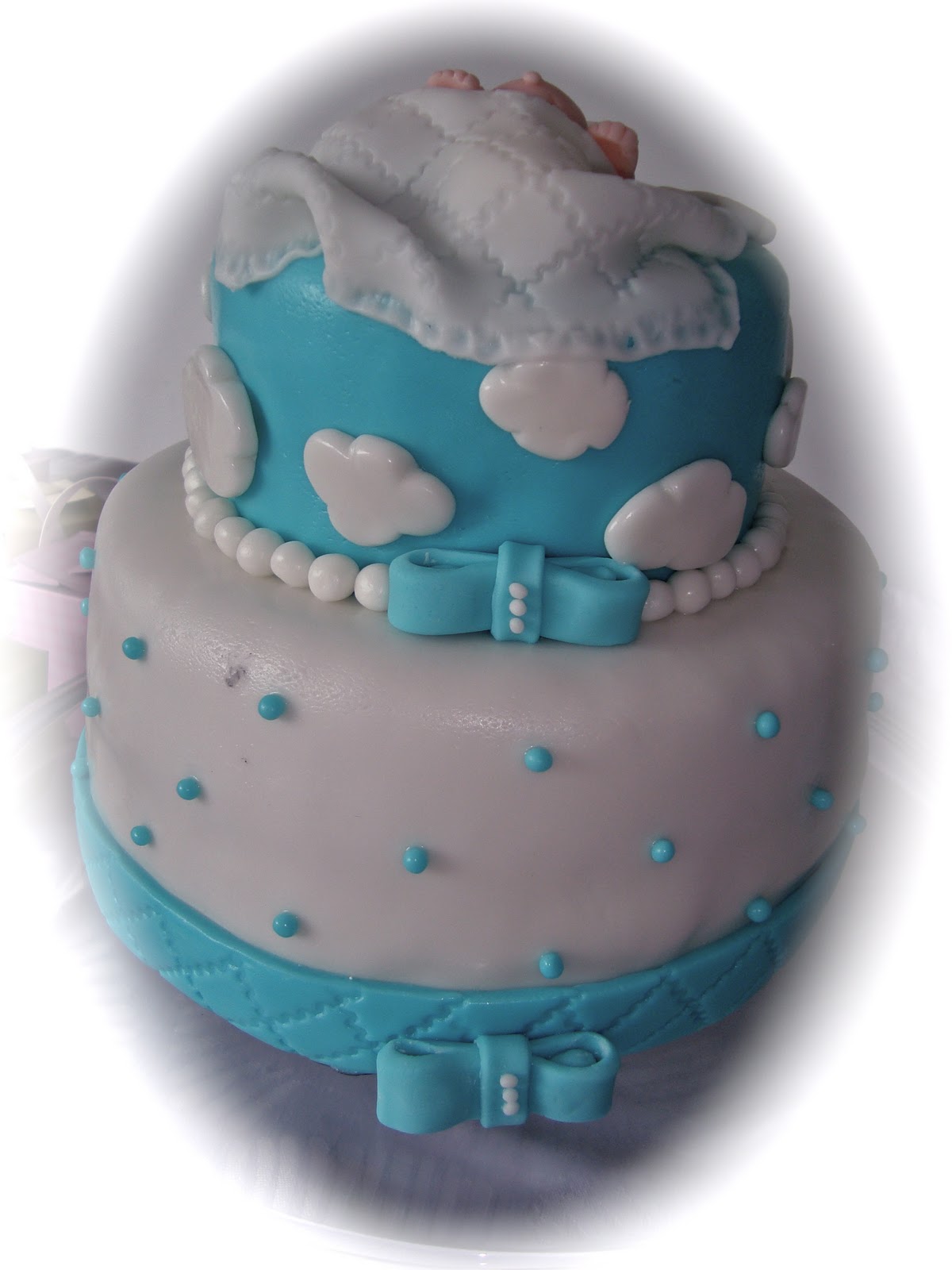 Sweet Dreams Baby Shower Cake