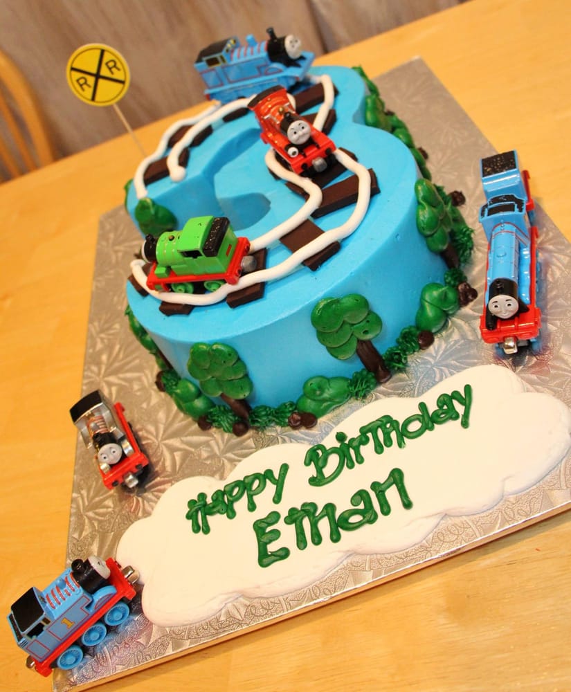 Thomas the Train Birthday Cake Number 3