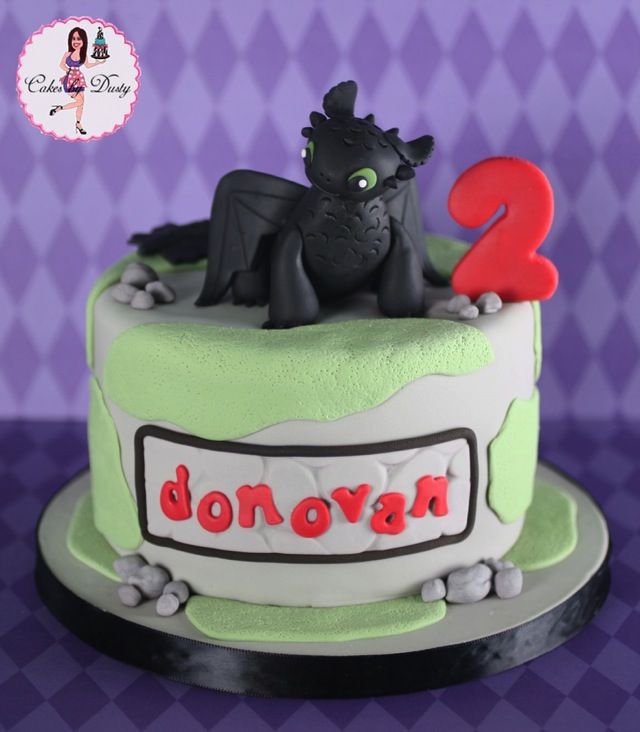 Toothless Dragon Birthday Cake