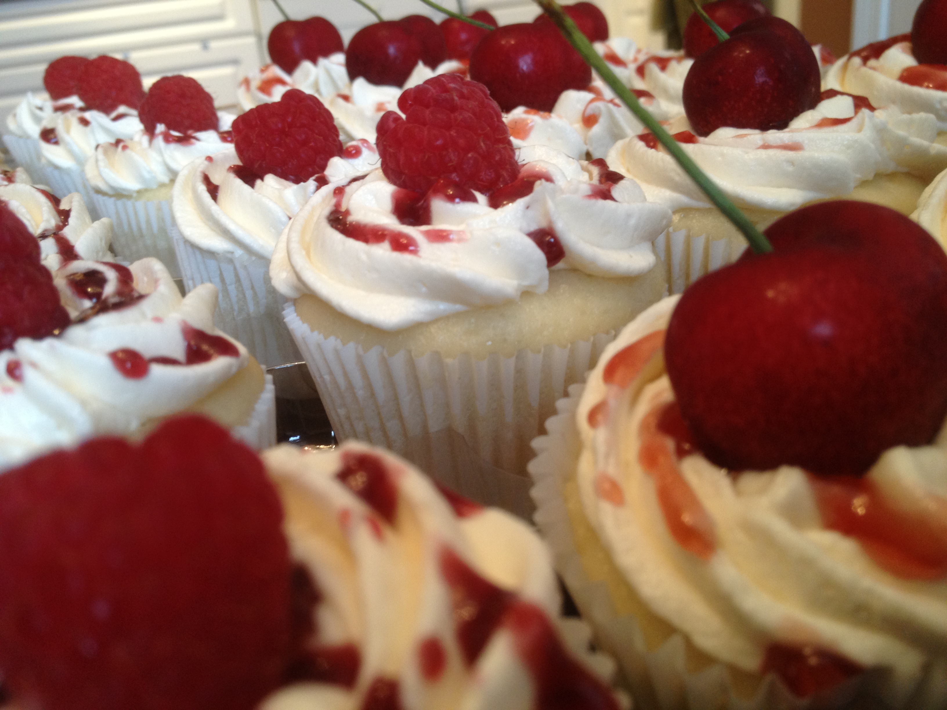 Types of Fruit Filled Cupcake