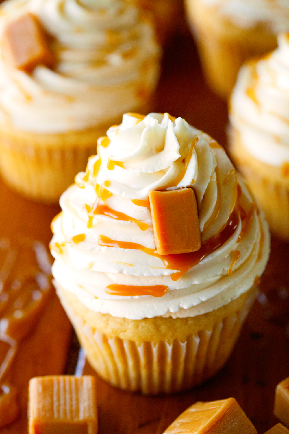 Vanilla Salted Caramel Cupcakes