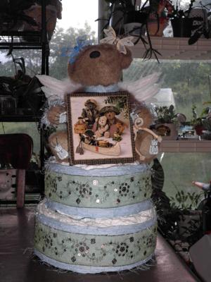 Victorian Diaper Cake