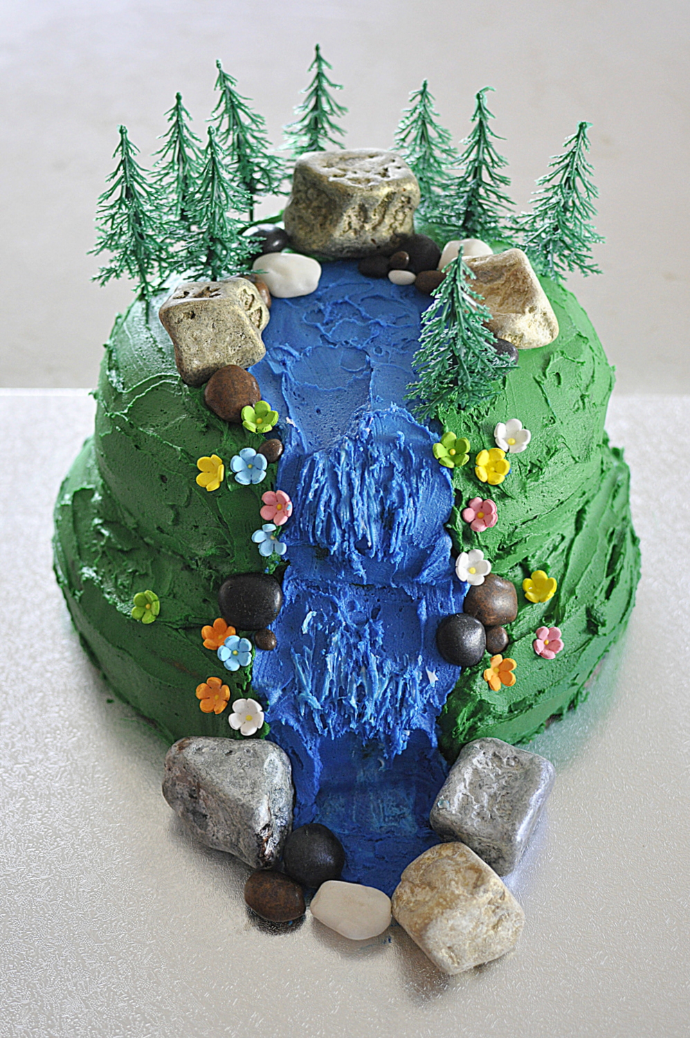 Waterfall Birthday Cake