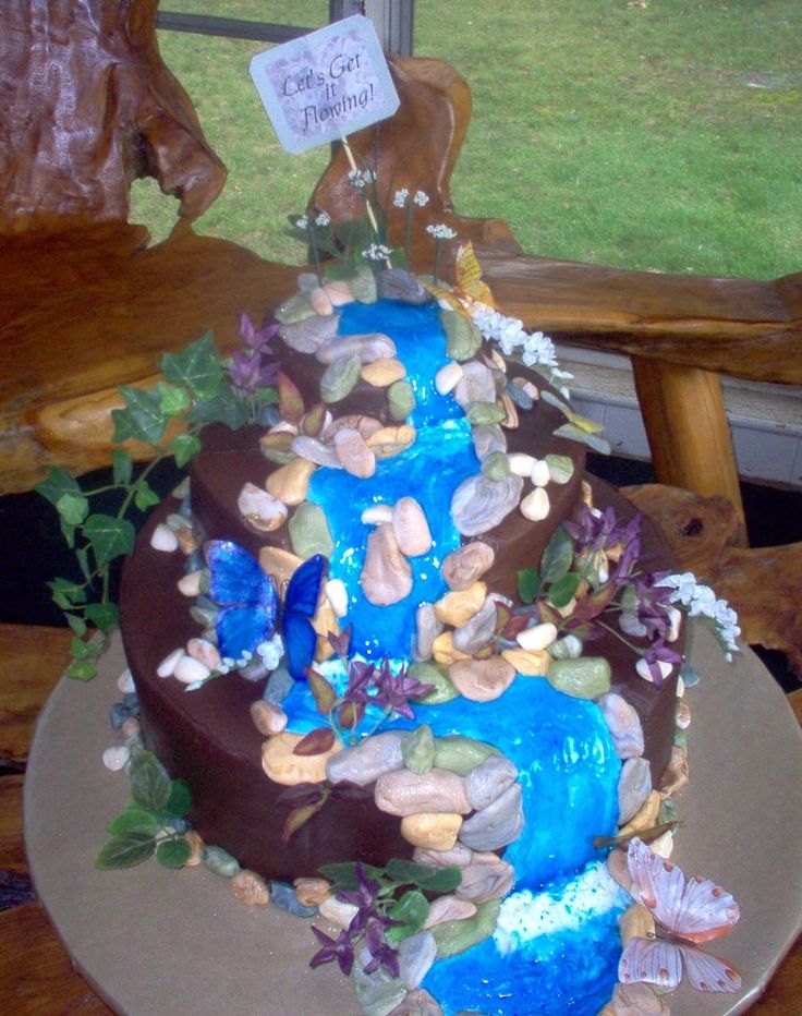 Waterfall Cake