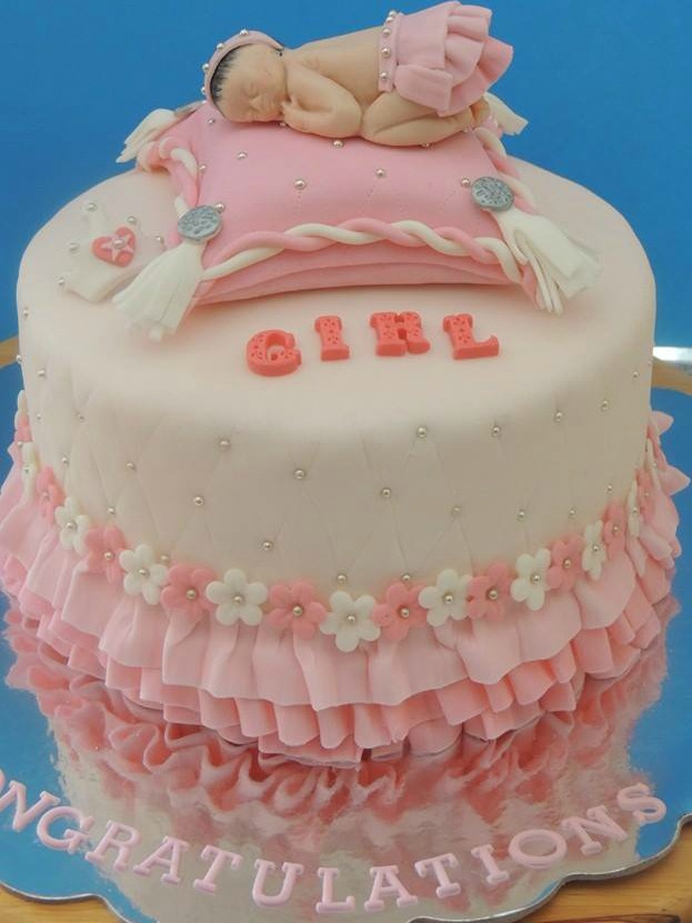 Welcome Baby Girl Cake