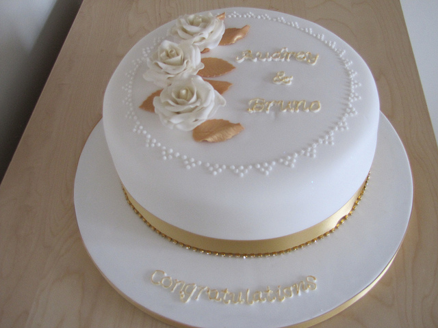 50th Wedding Anniversary Cake