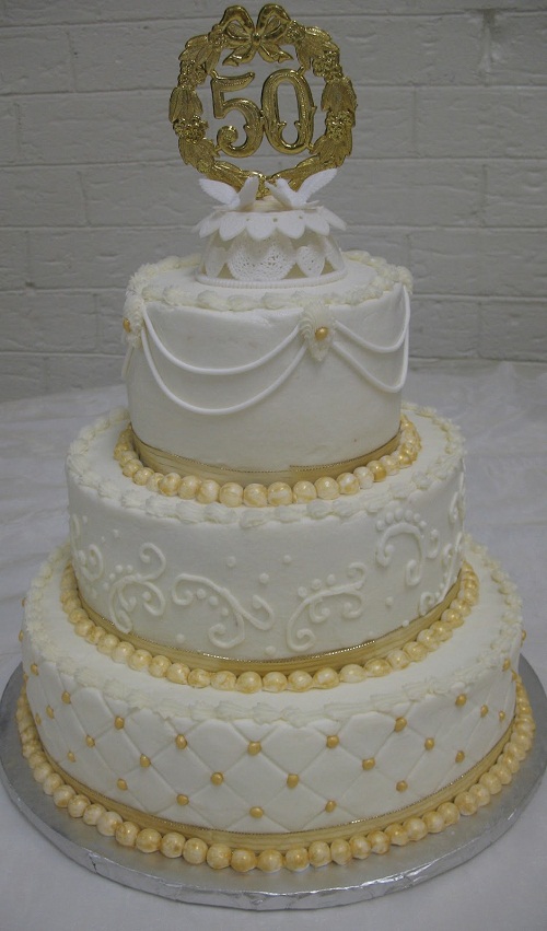 50th Wedding Anniversary Cake