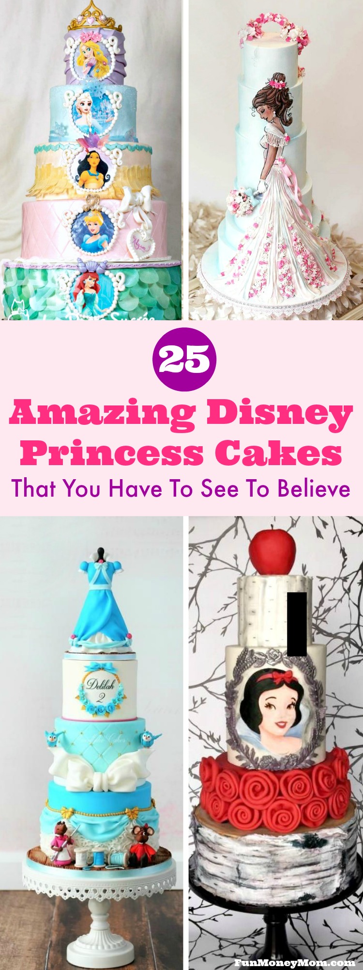 Amazing Disney Princess Cake