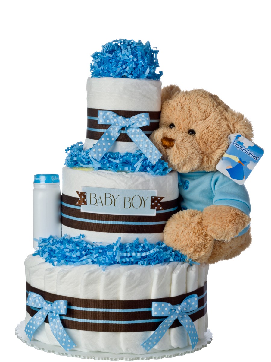 Baby Boy Diaper Cake