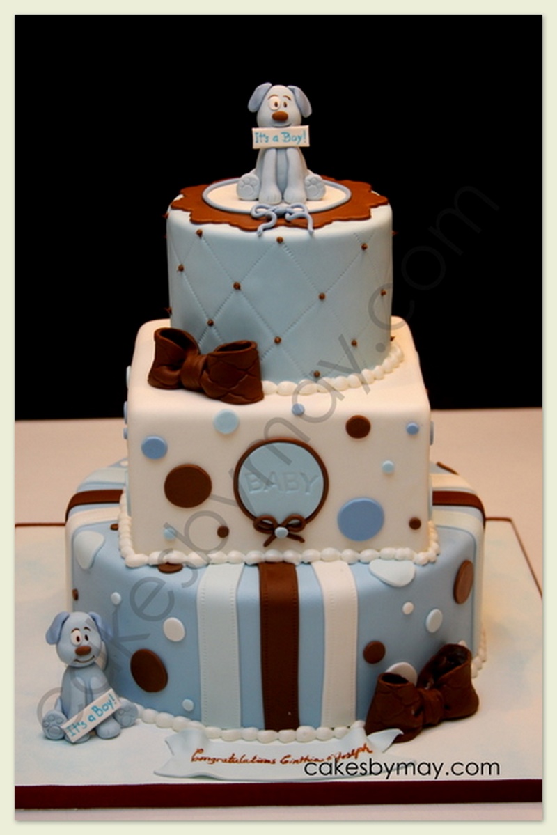 Baby Boy Shower Cake