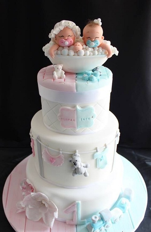 Baby Girl Baptism Cake Ideas