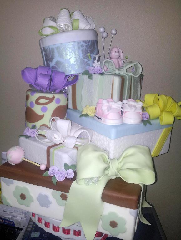 9 Photos of Look It Baby Shower Cakes