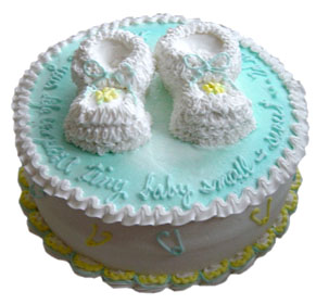 Baby Shower Cakes with Buttercream Icing