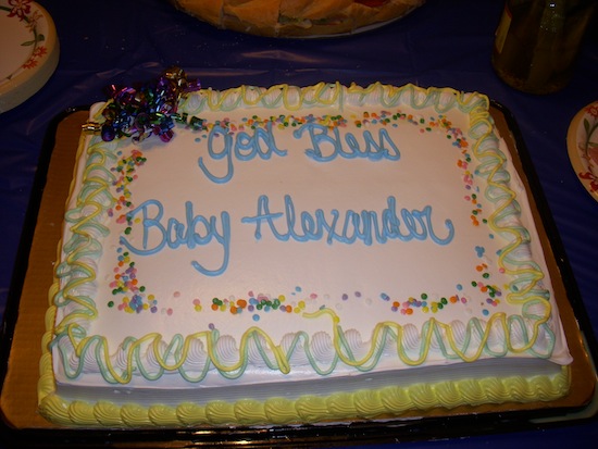 Baby Shower Sheet Cake BJ's