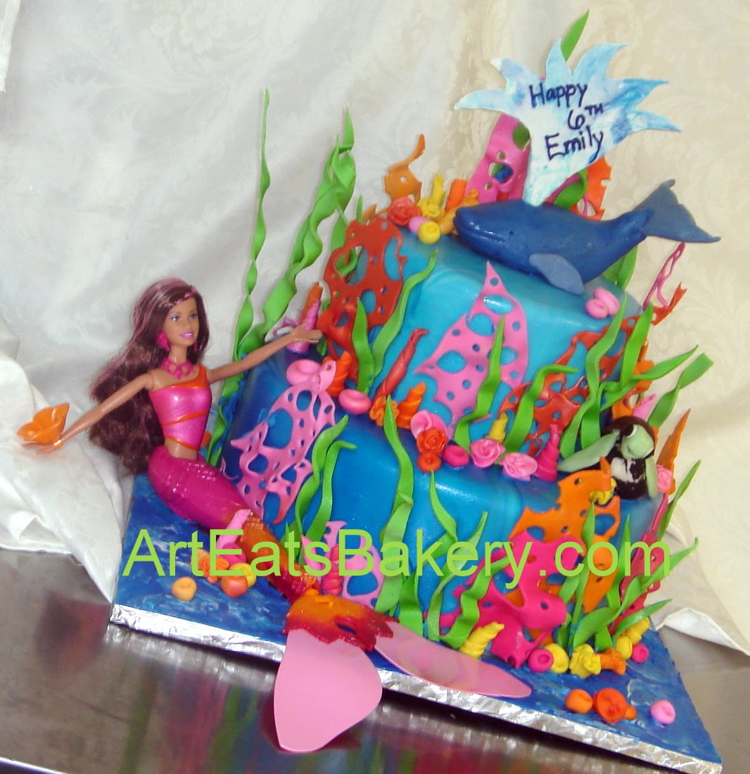 10 Photos of Artistic Little Mermaid Cakes