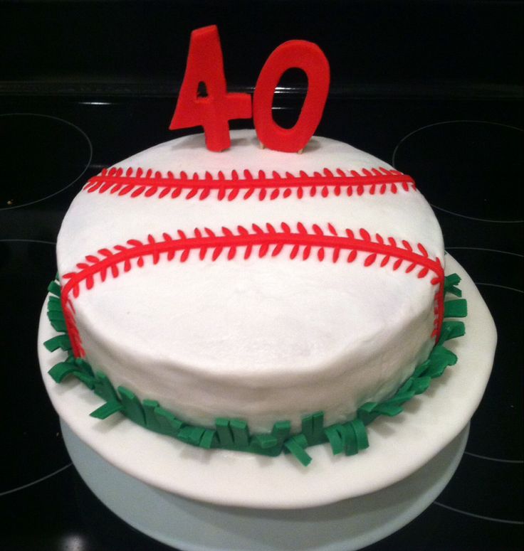 Baseball Birthday Cake