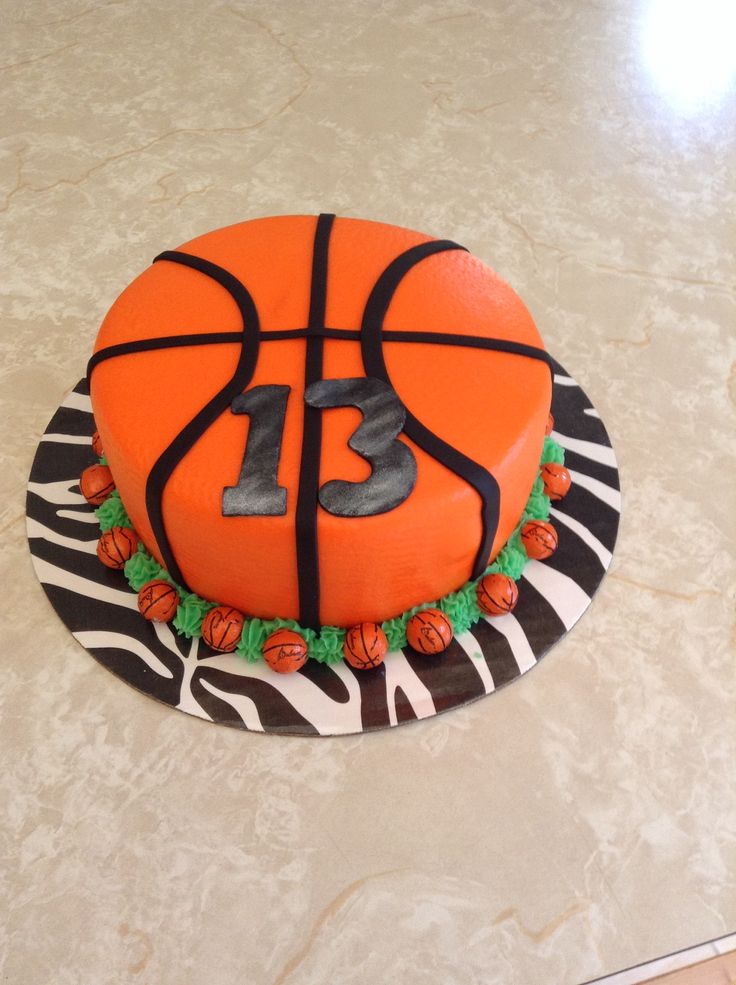 Basketball Birthday Cakes for Girls