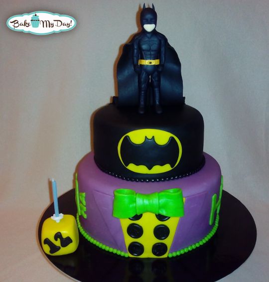 Batman and Joker Cake