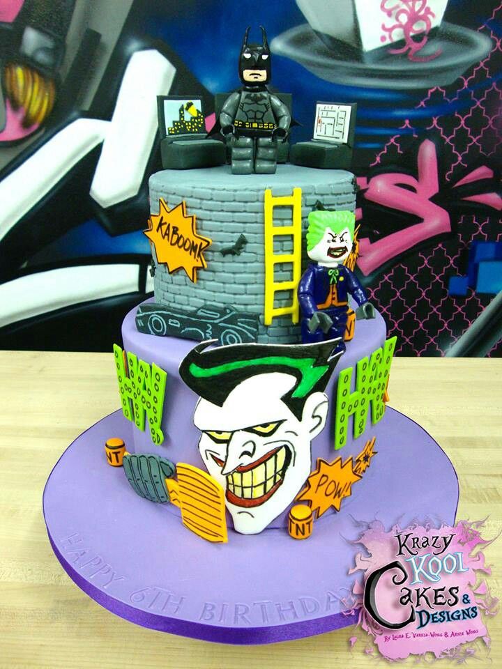 Batman Joker Cake