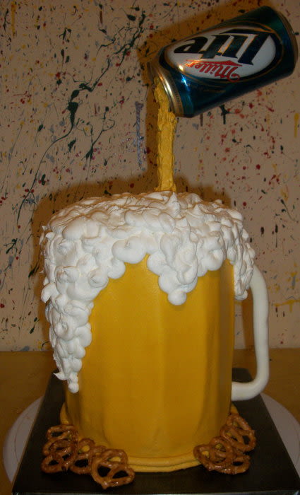 Beer Birthday Cake