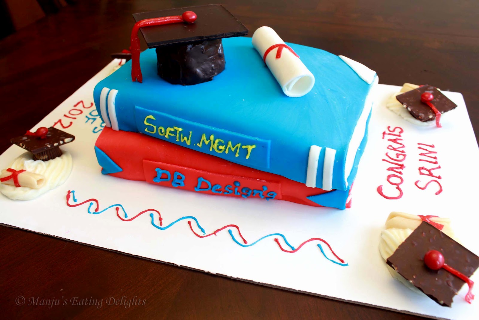 Book Graduation Cake Ideas