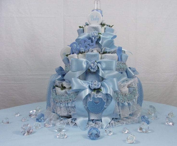 Boy Baby Shower Diaper Cake