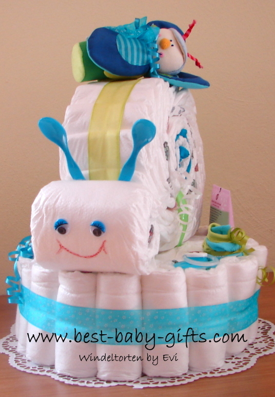 Boy Baby Shower Diaper Cake