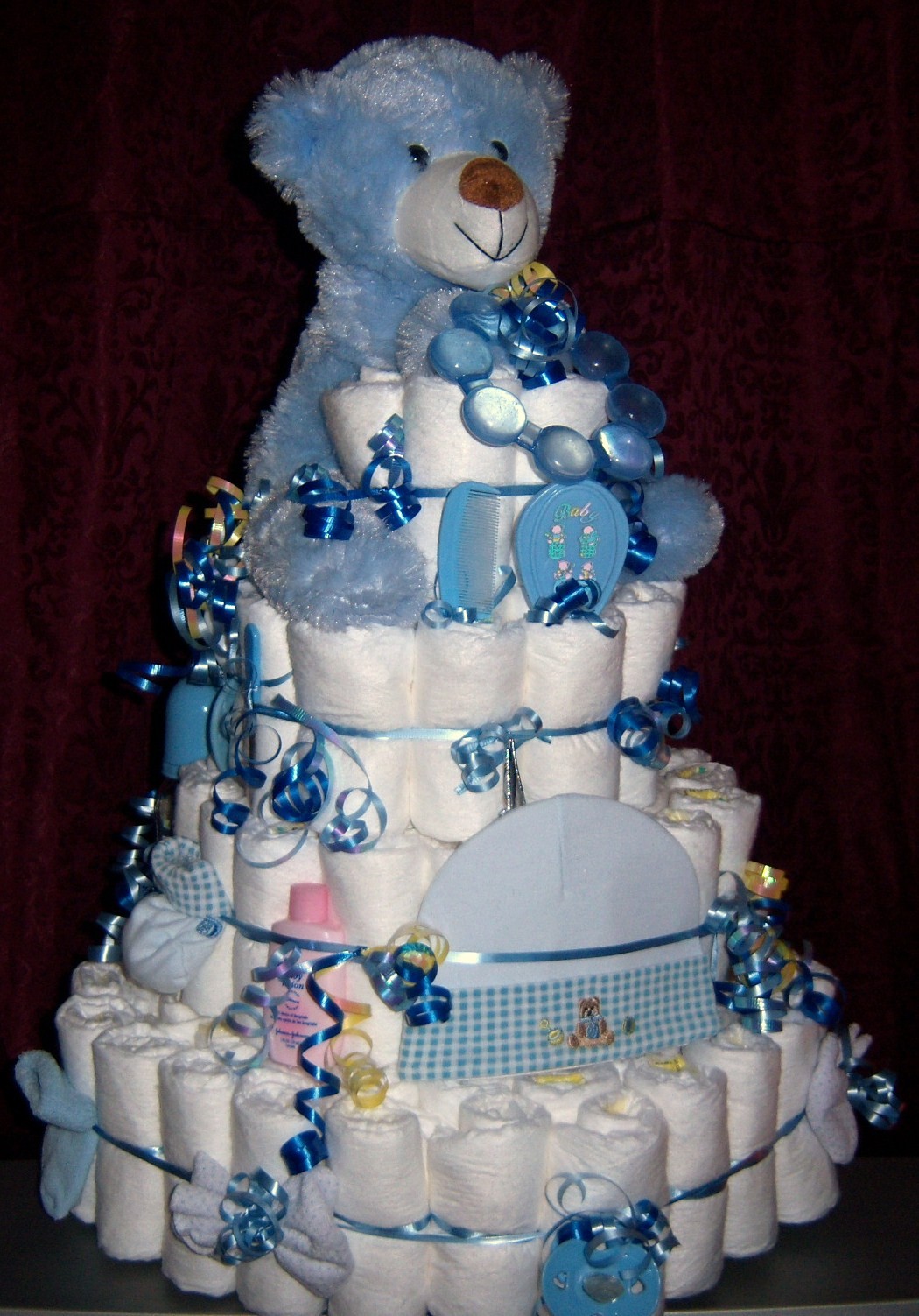 Boy Baby Shower Diaper Cake