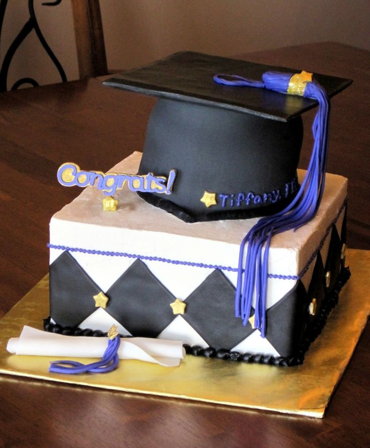 Boys Graduation Cake