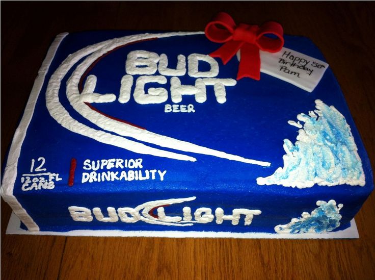 12 Bud Light Beer Design Cakes Photo Bud Light Beer Birthday