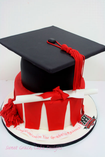 Cheerleading Graduation Cake