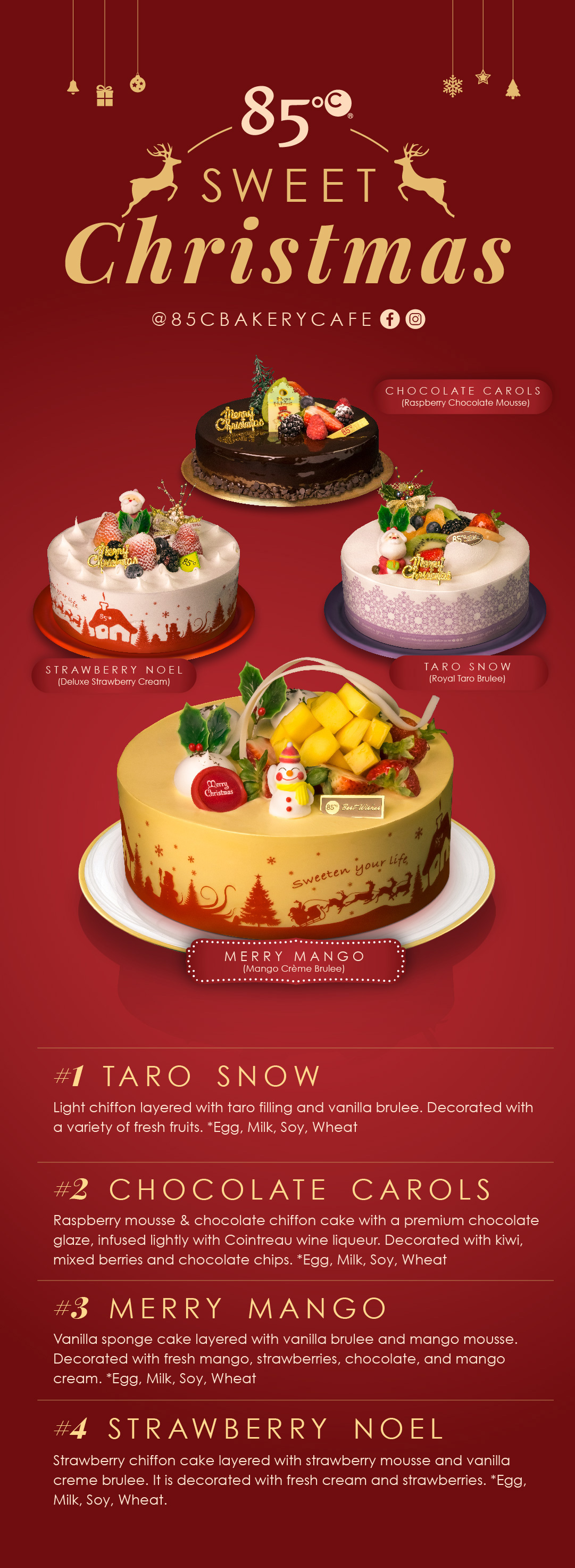 Christmas Cakes to Order