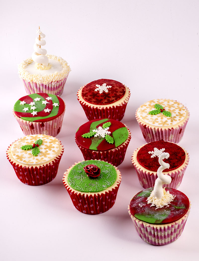 Christmas Sugar Cake Decorations