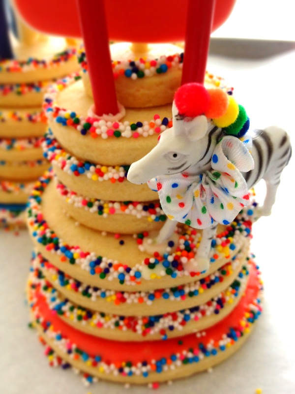 Circus Themed Birthday Cake