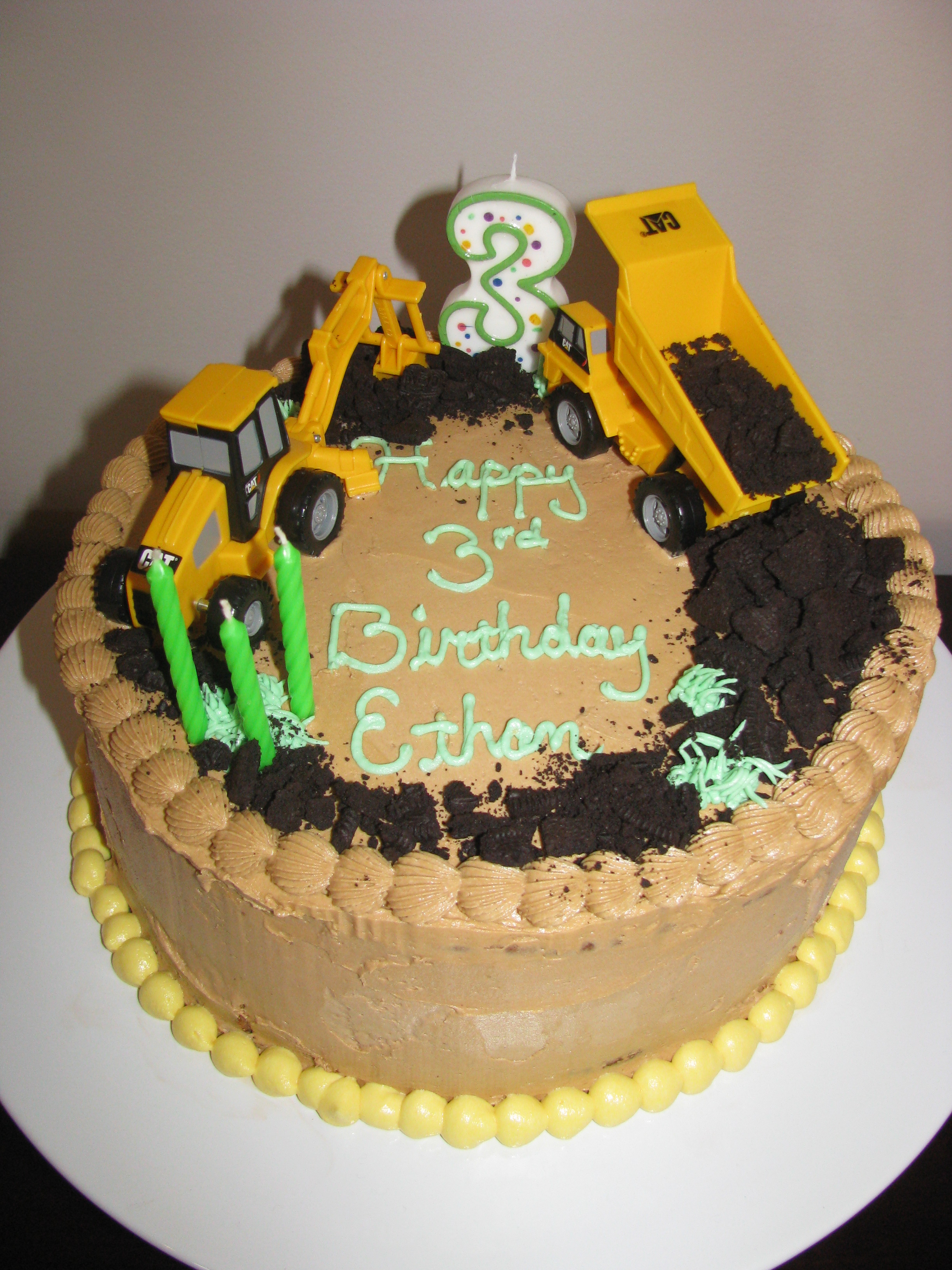 13 Construction Themed Birthday Cakes Photo - Construction Birthday ...