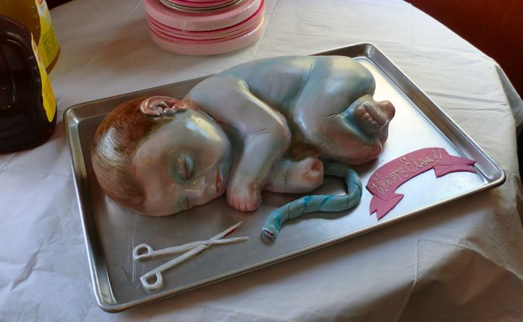 Creepy Baby Shower Cakes