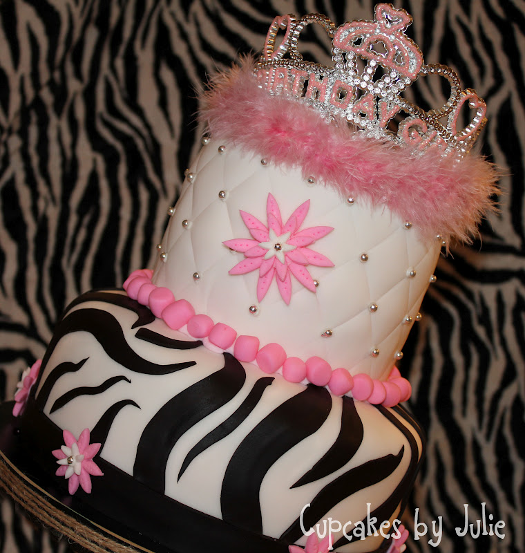 Cupcakes for Little Girls Zebra Birthday Cakes