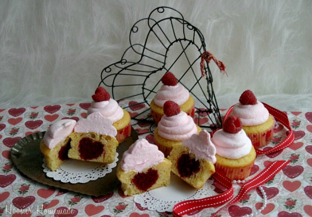 Cute Valentine Cupcakes Heart