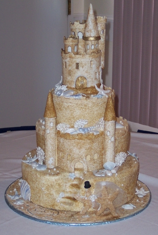 Disney Castle Wedding Cake